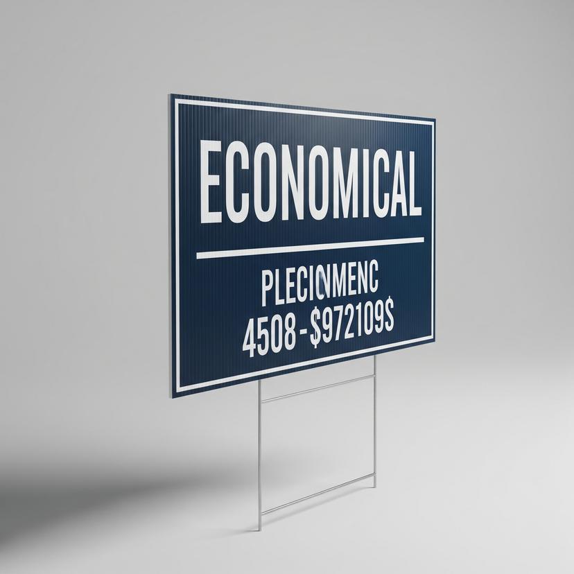 Economy Yard Sign