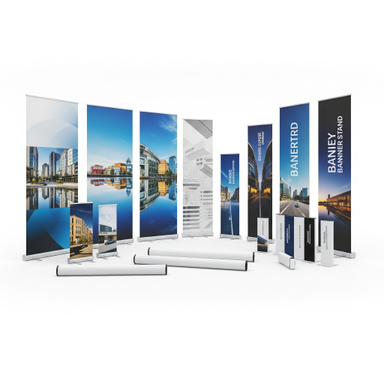 Banner Stands, Retractable/Roll Up Banners 2